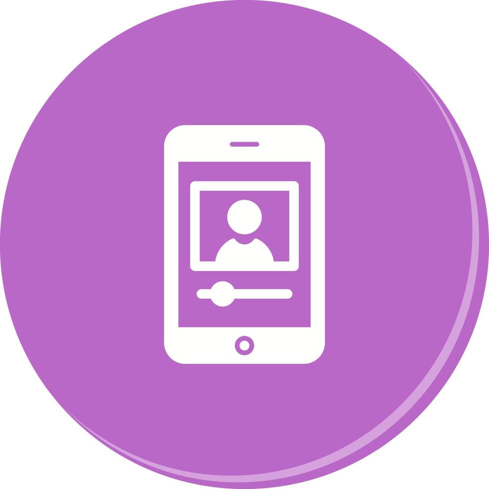Vlog Unique Vector Icon