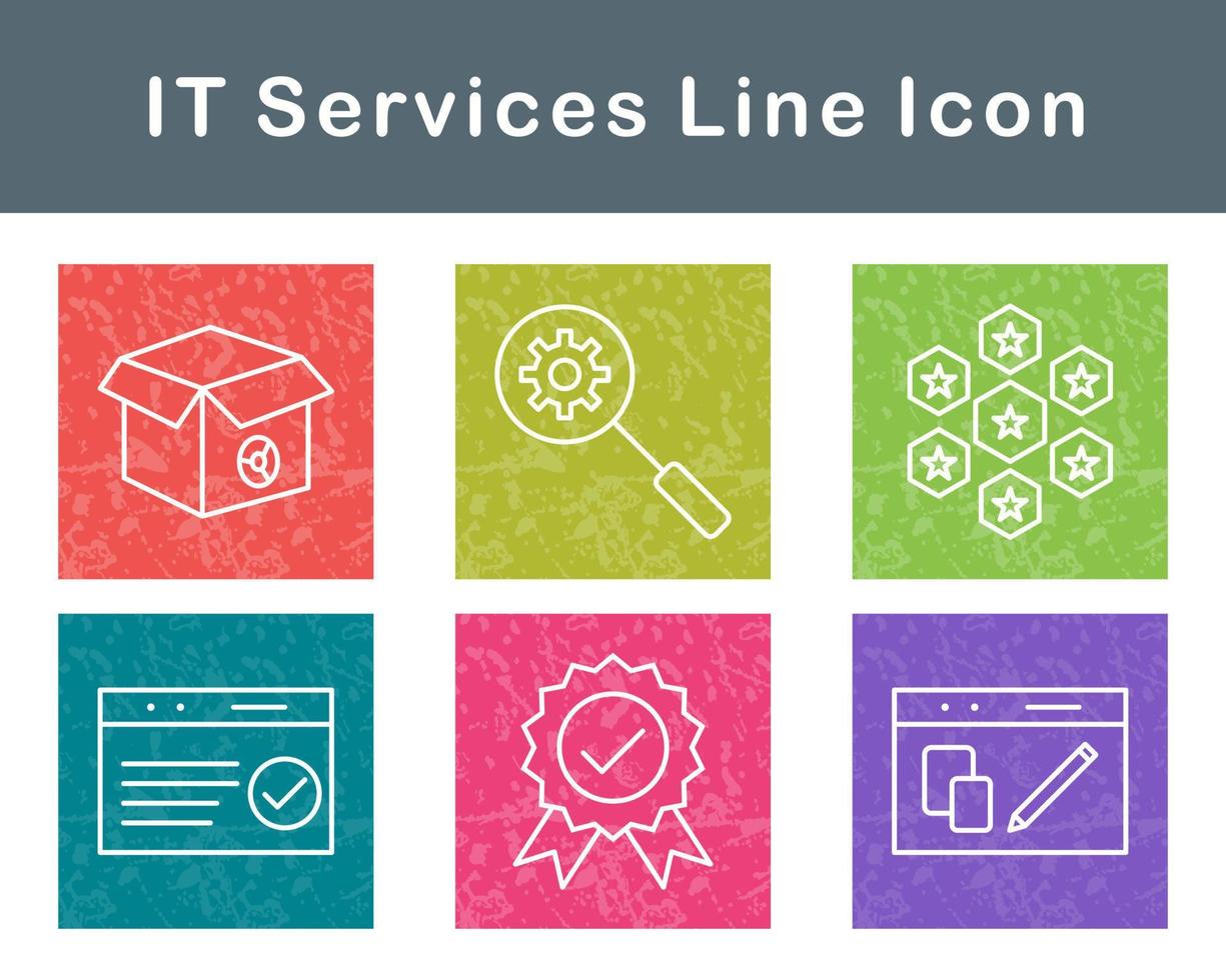 IT Services Vector Icon Set