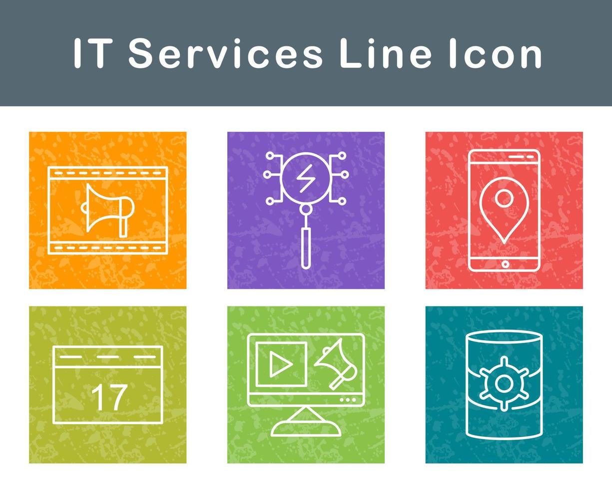IT Services Vector Icon Set