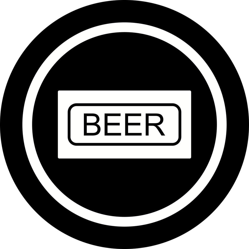 Beer Sign Vector Icon