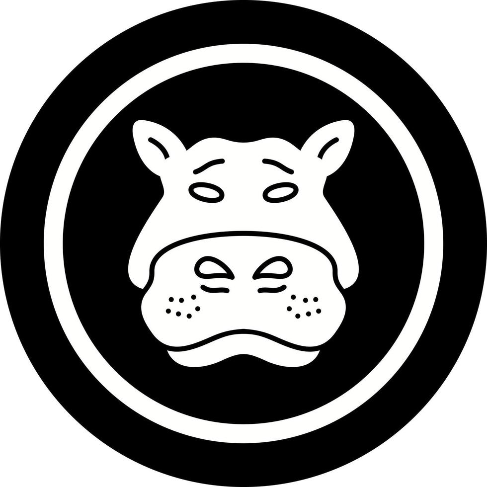 Hippo Vector Icon