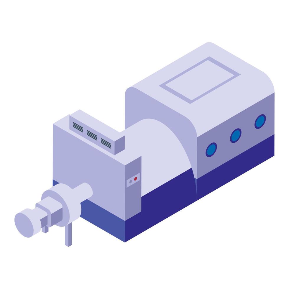 Power motor icon isometric vector. Nuclear power station vector