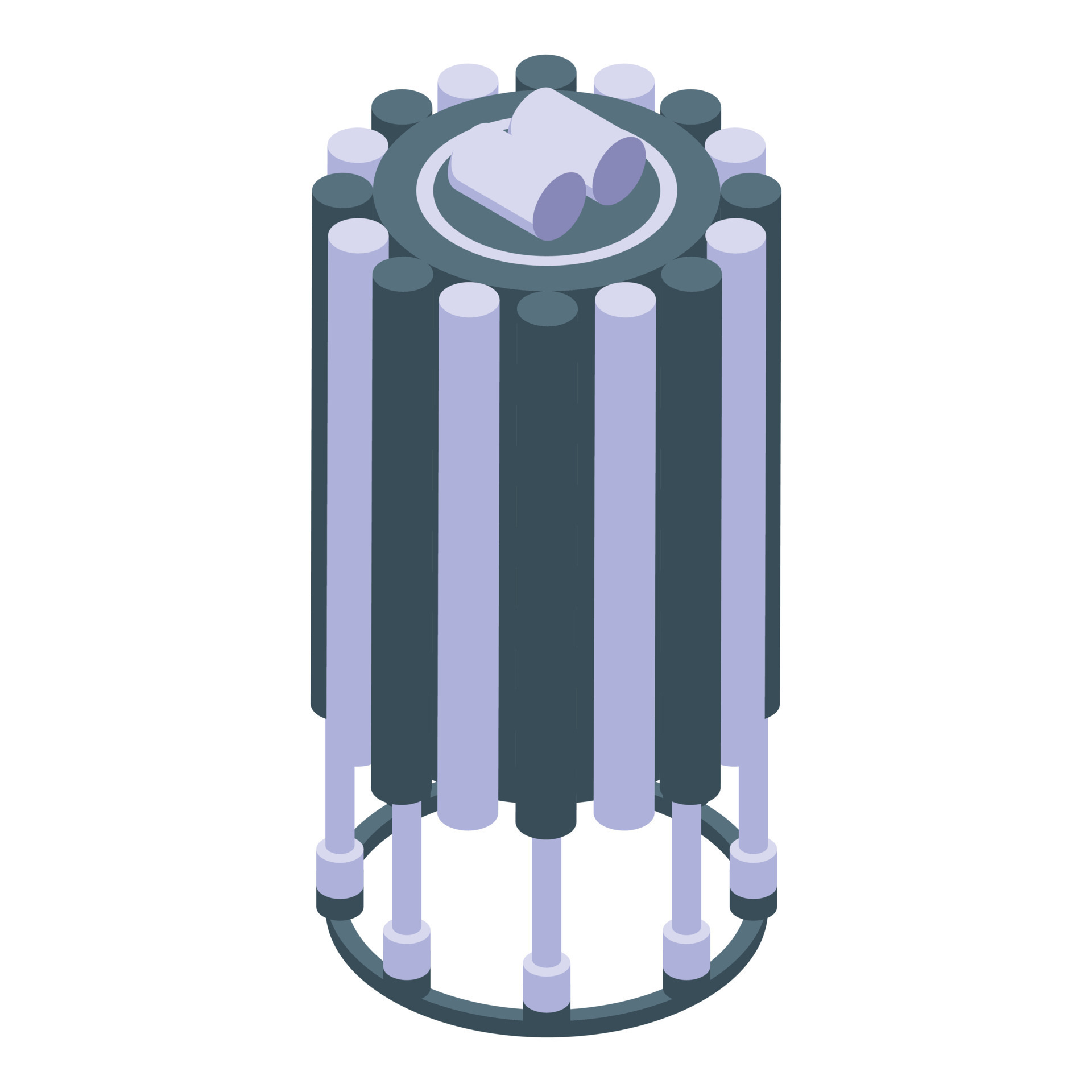 Reactor icon isometric vector. Power plant 21407919 Vector Art at Vecteezy