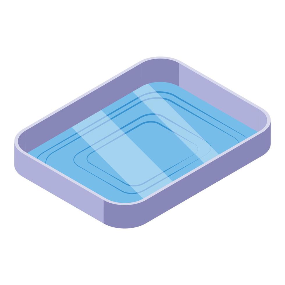 Stadium arena icon isometric vector. Ice rink vector