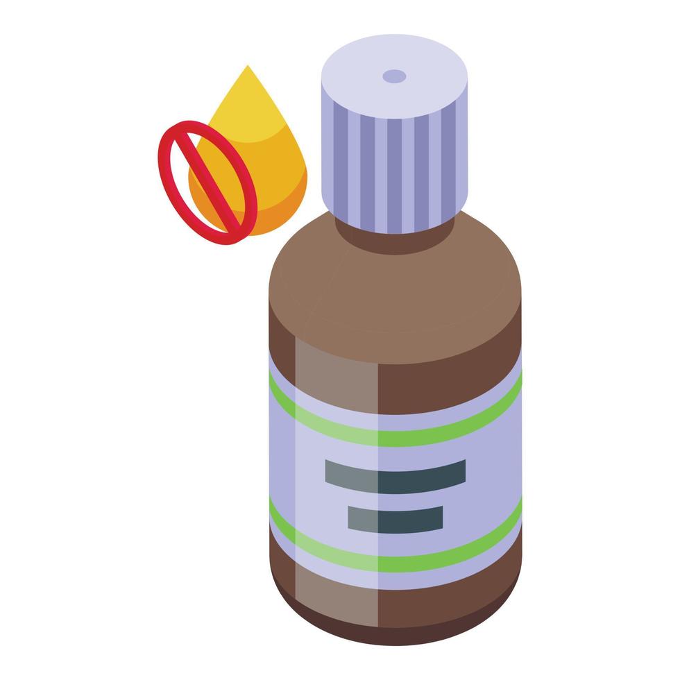 Diaper dropper icon isometric vector. Adult care vector