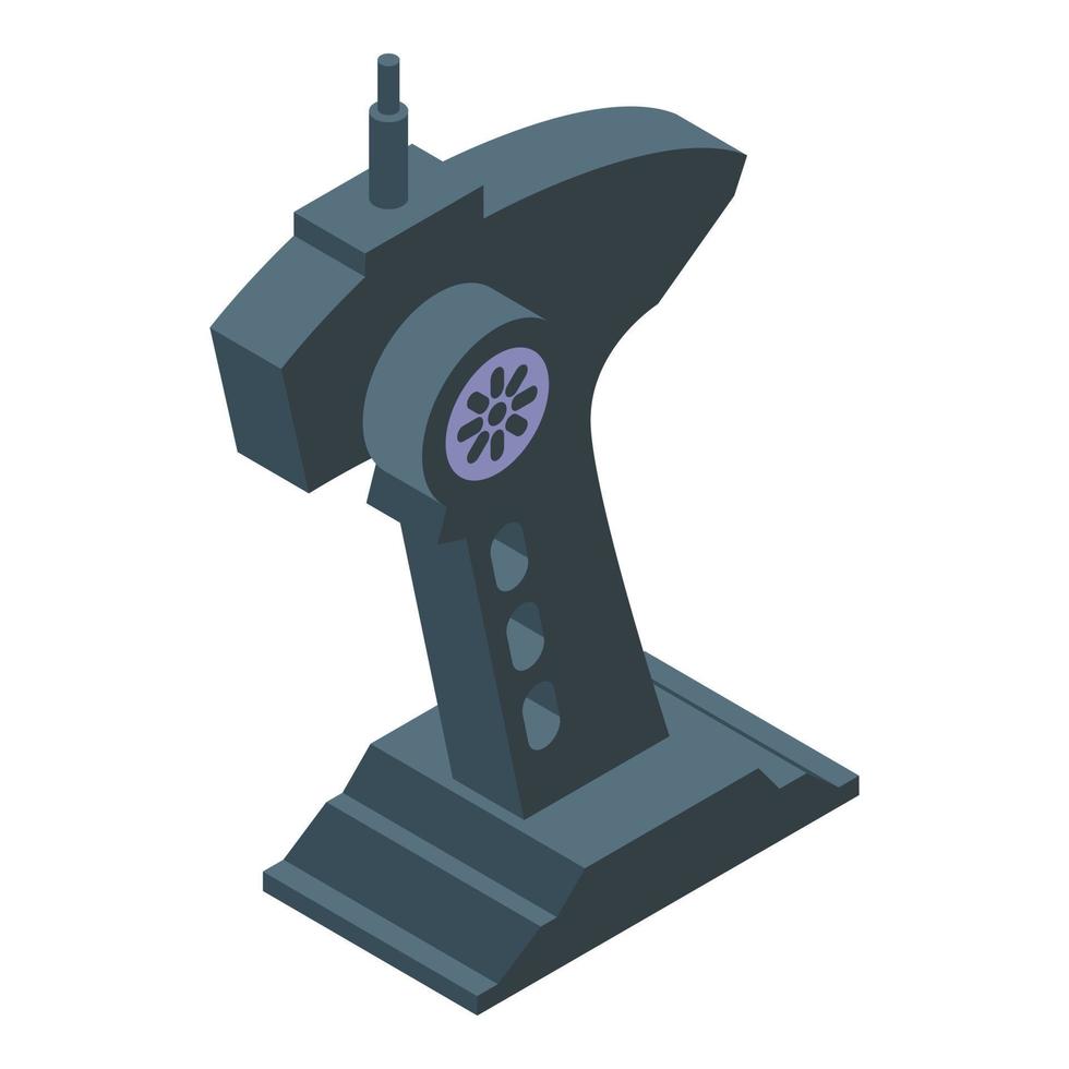 Radio control icon isometric vector. Remote toy vector