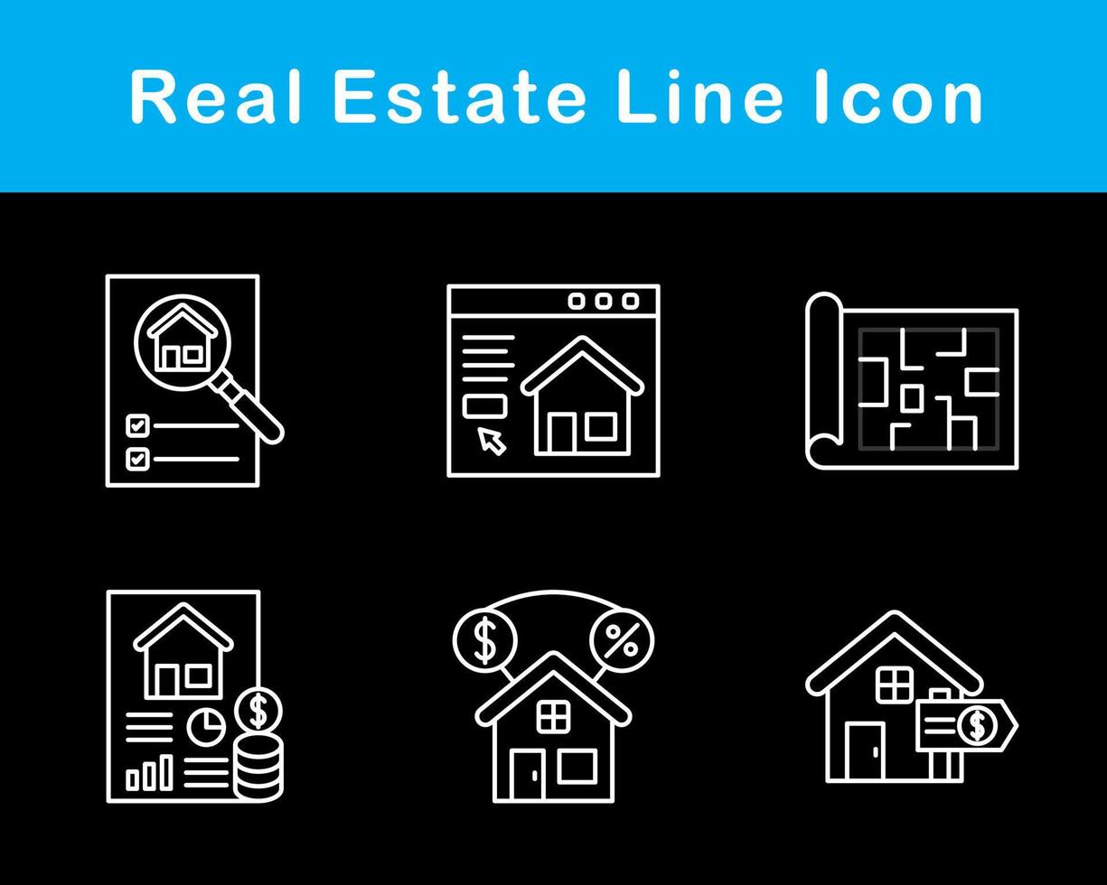 Real Estate Vector Icon Set