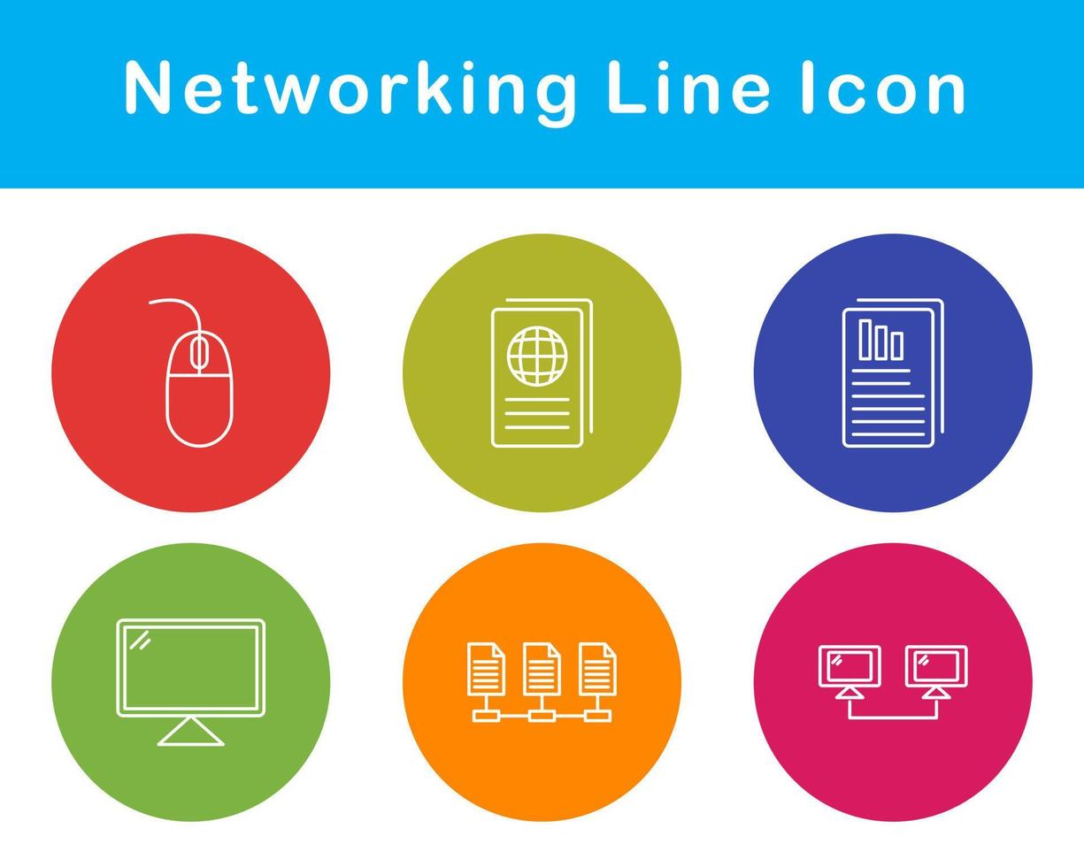 Networking Vector Icon Set