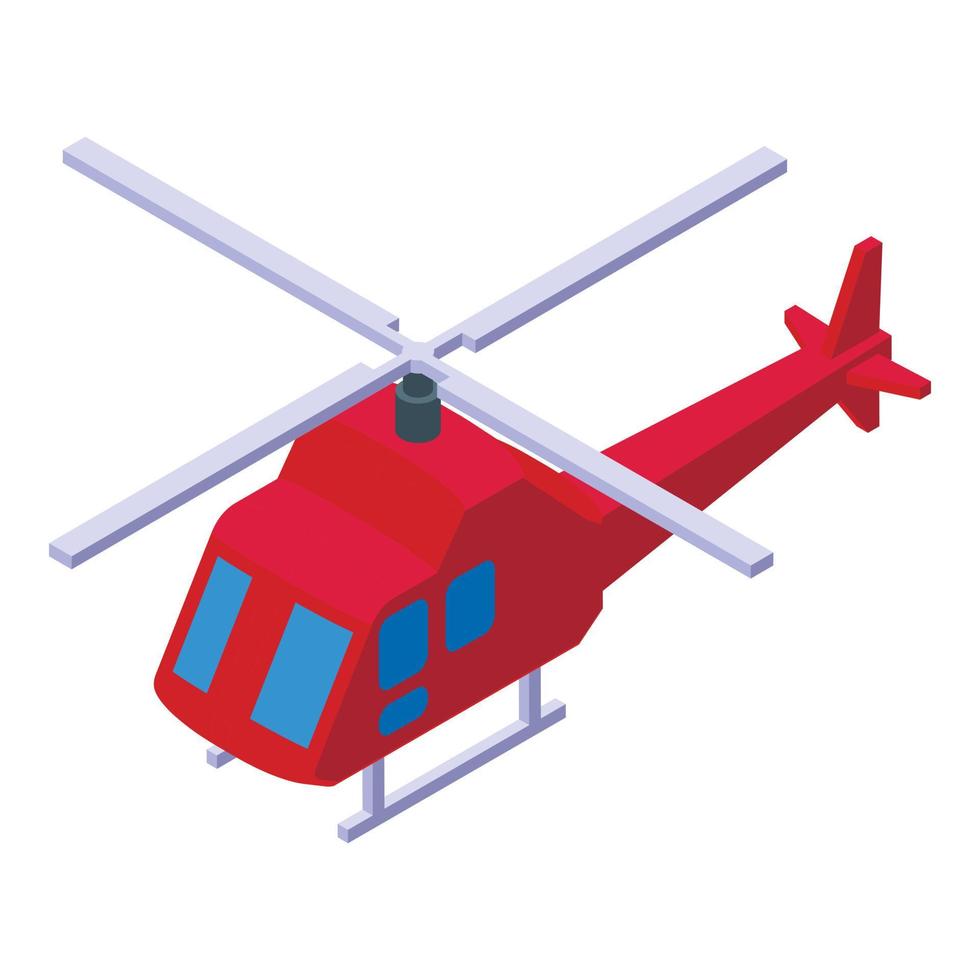 Rc helicopter icon isometric vector. Remote control vector