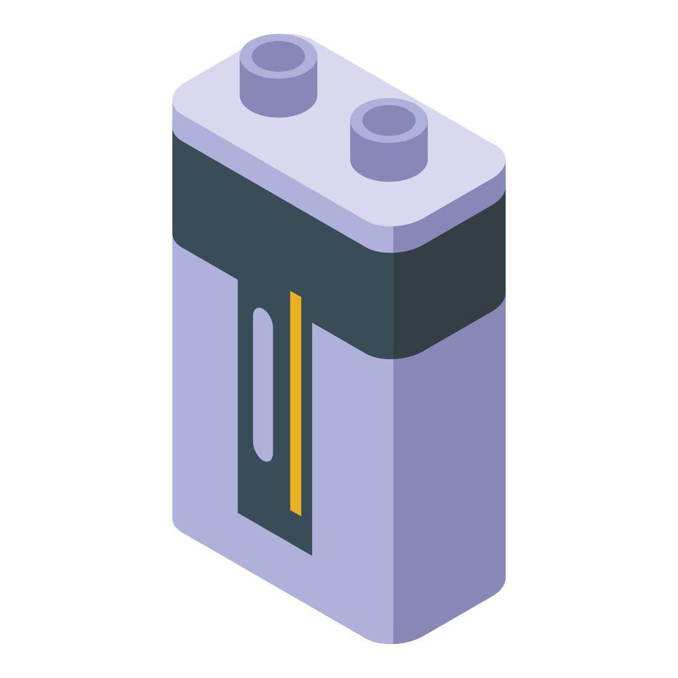 Level battery icon isometric vector. Charge energy vector