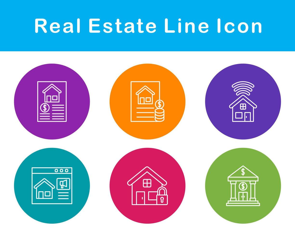 Real Estate Vector Icon Set