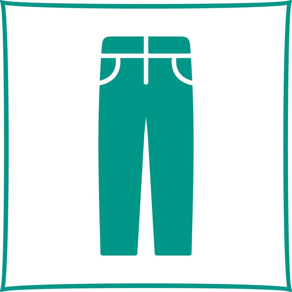 Men Pants Unique Vector Icon