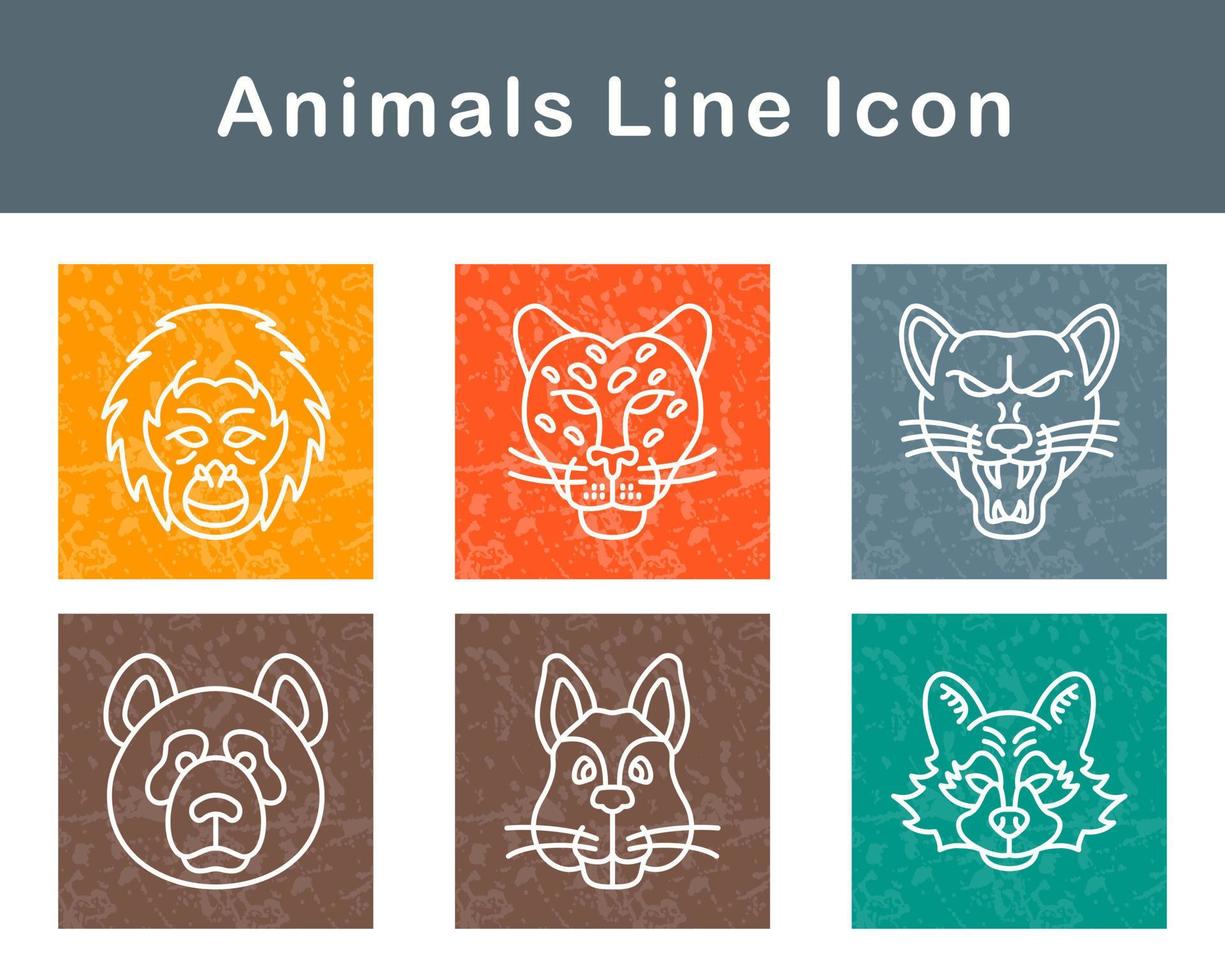 Animals Vector Icon Set