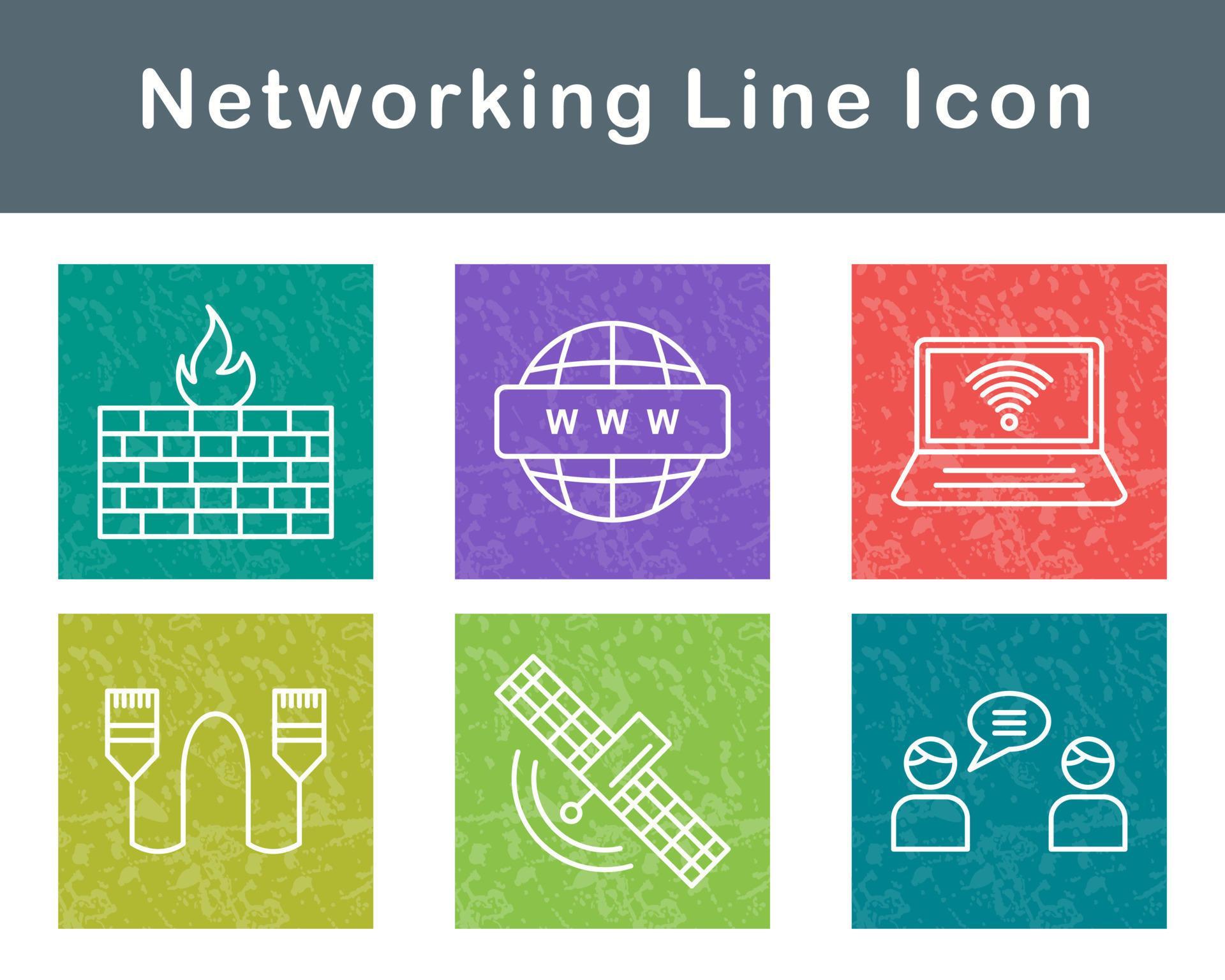 Networking Vector Icon Set 21408528 Vector Art at Vecteezy