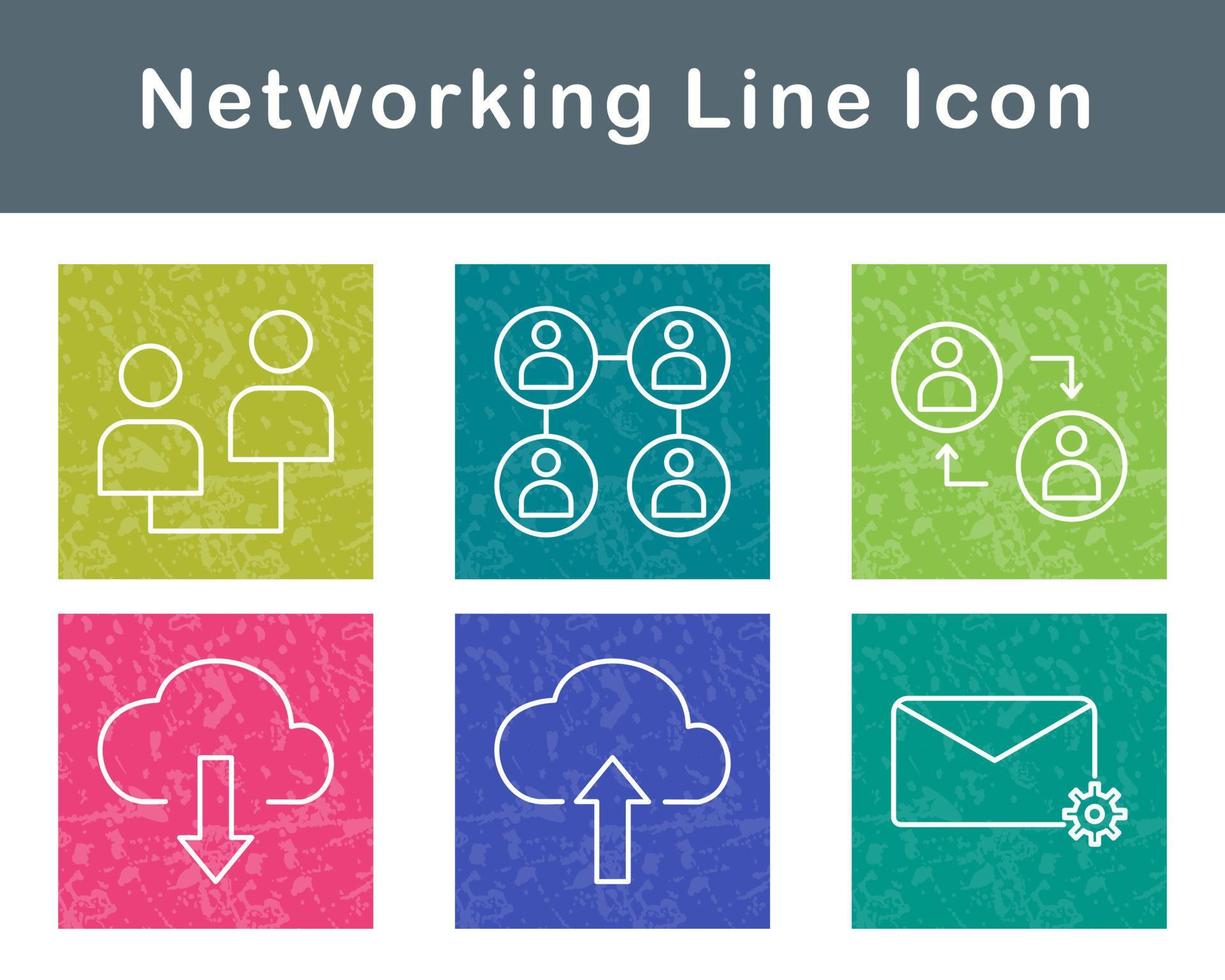 Networking Vector Icon Set