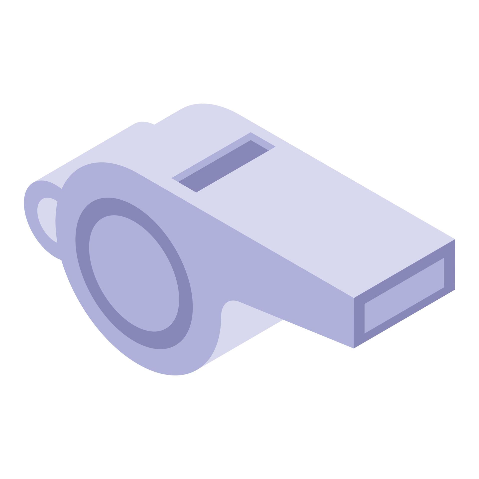 Referee whistle icon isometric vector. Sport soccer 21408662 Vector Art