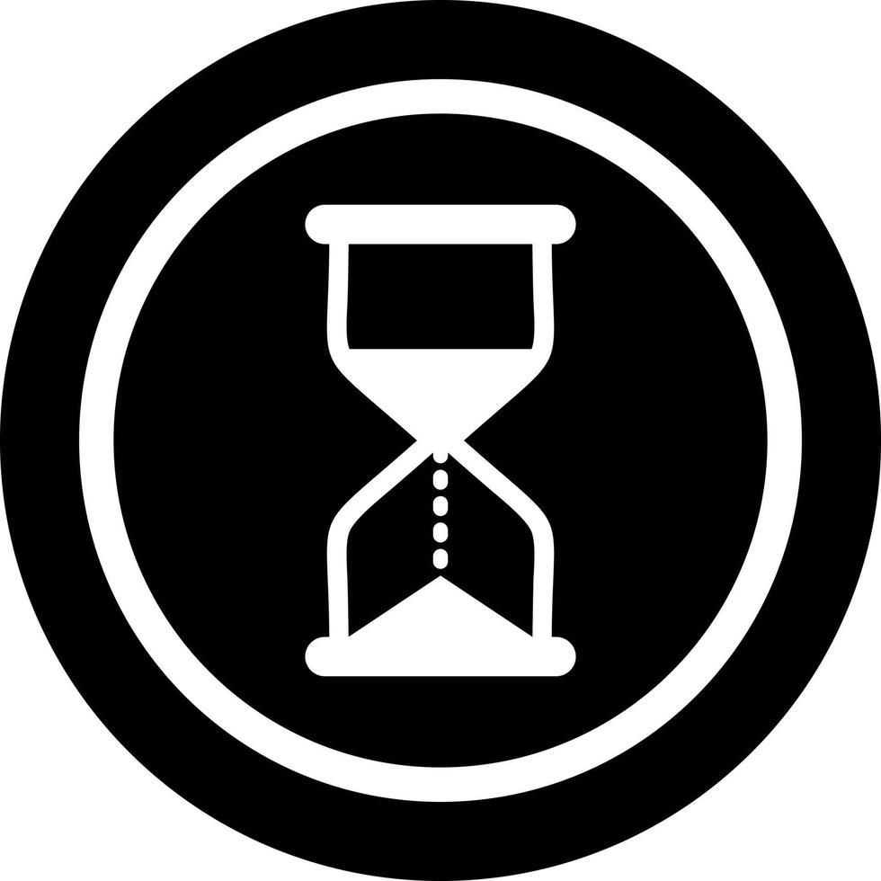 icono de vector de reloj de arena