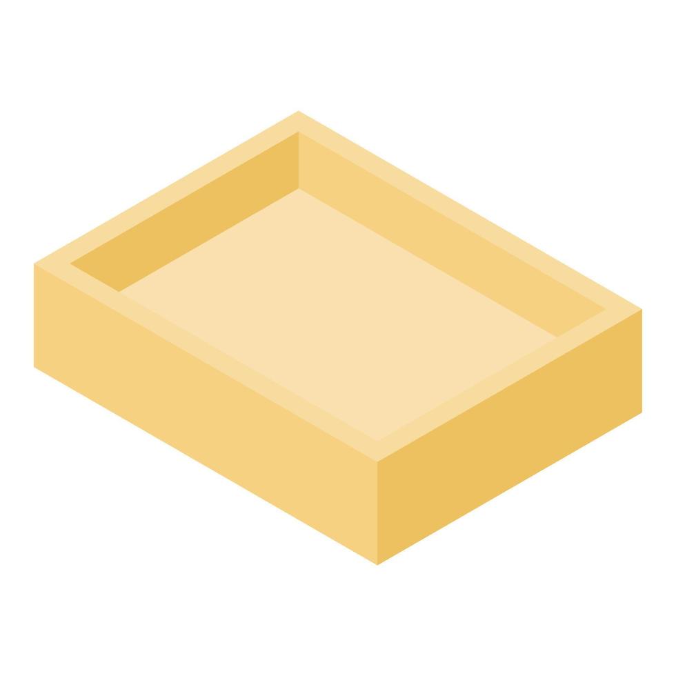 Yellow roof icon isometric vector. New yellow roof of residential building icon vector