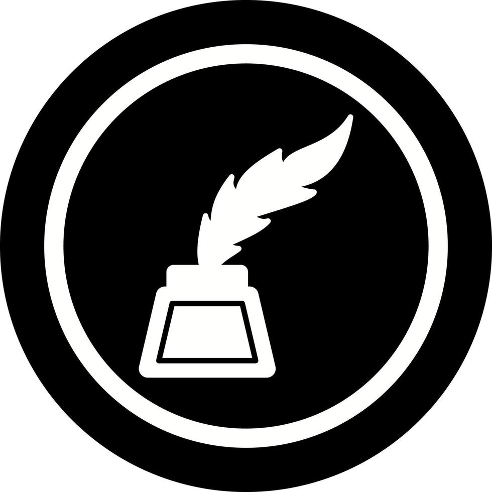Inkwell Vector Icon