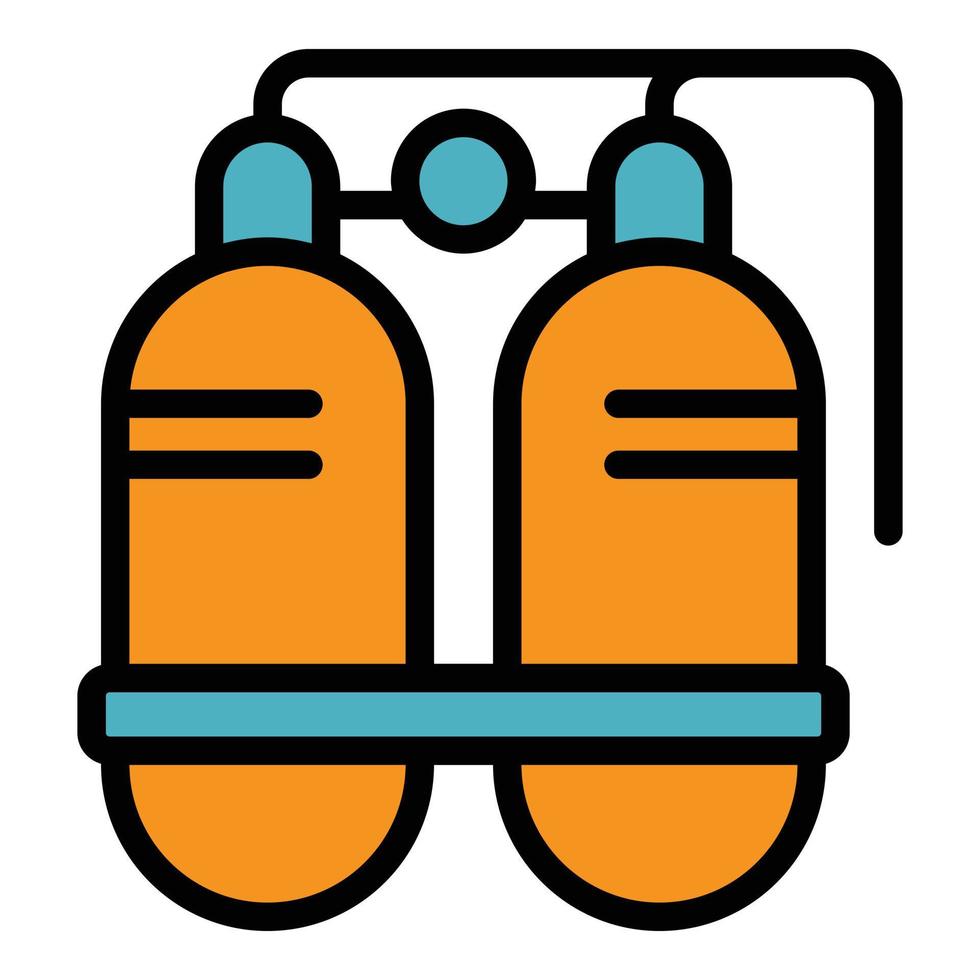 Swimming equipment icon vector flat