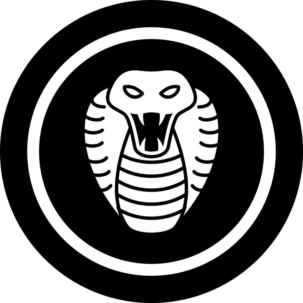 icono de vector de serpiente