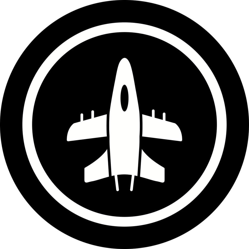 Military Plane Vector Icon