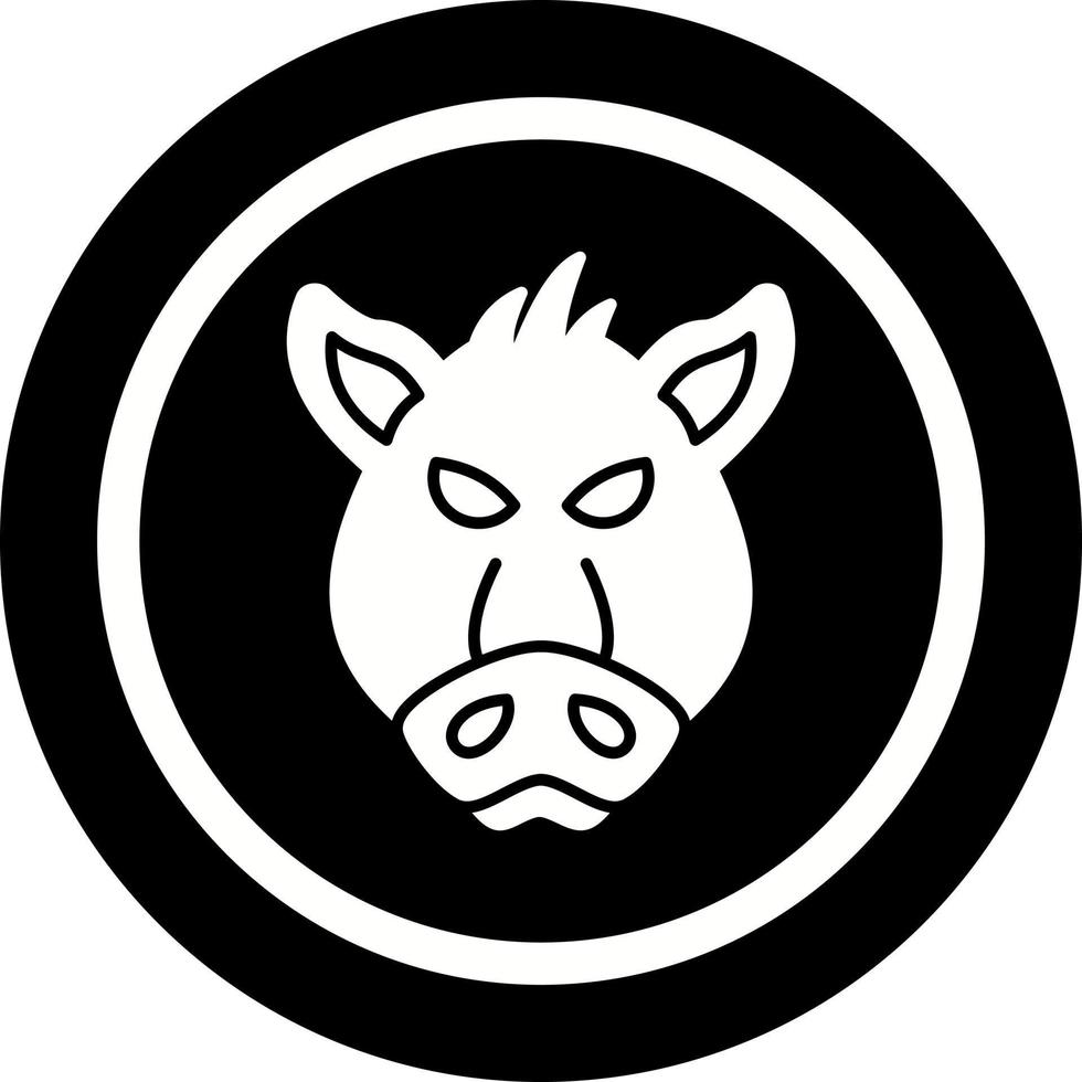 icono de vector de cerdo