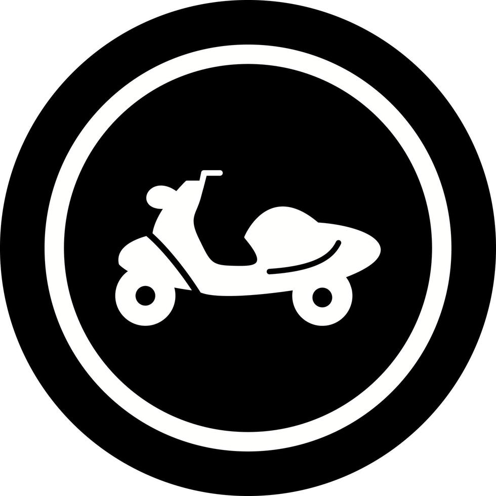 icono de vector de scooter