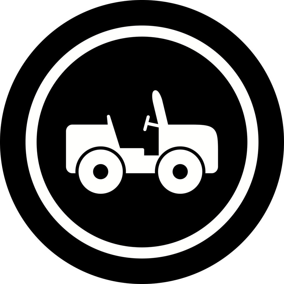 Safari Jeep Vector Icon