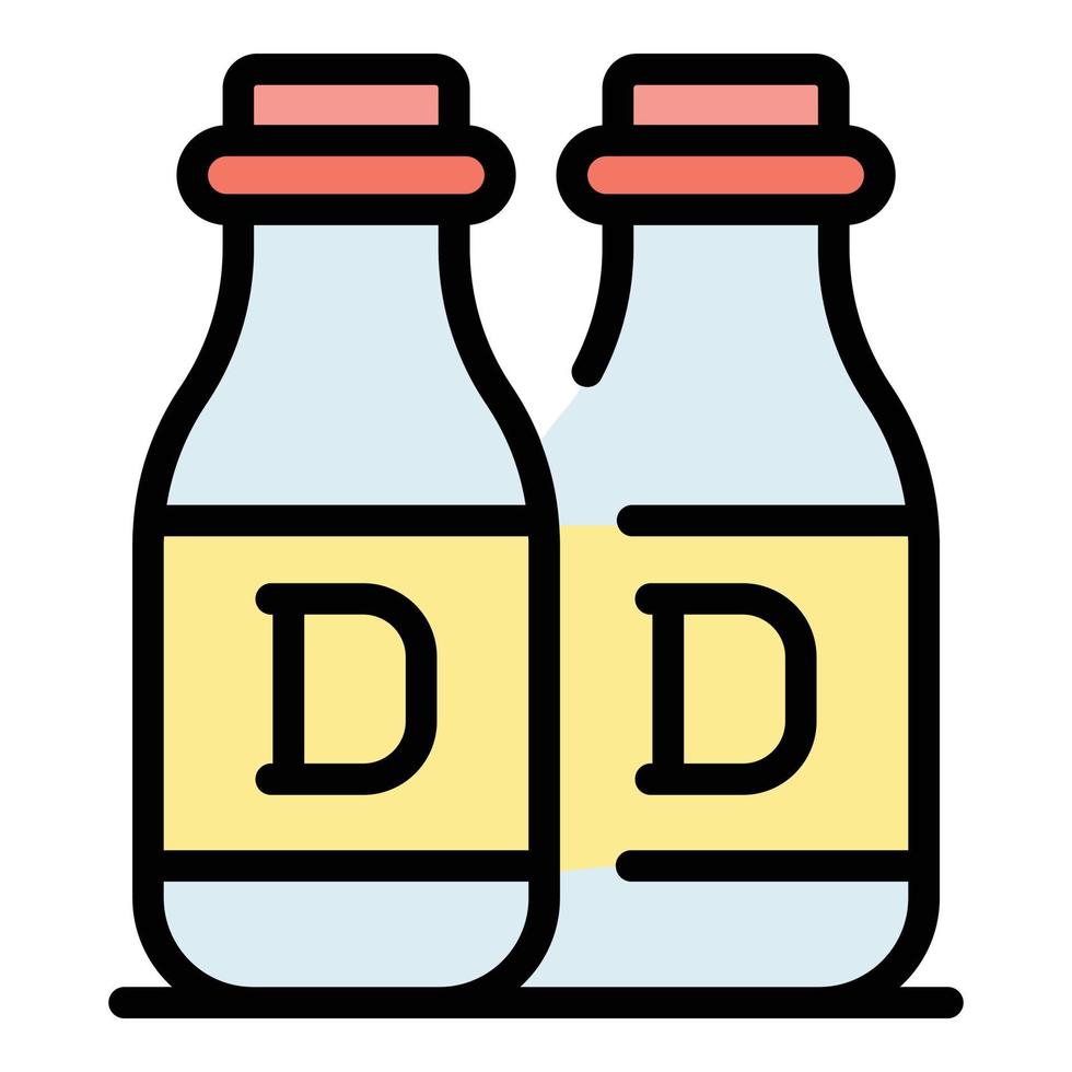 Vitamin drink icon vector flat