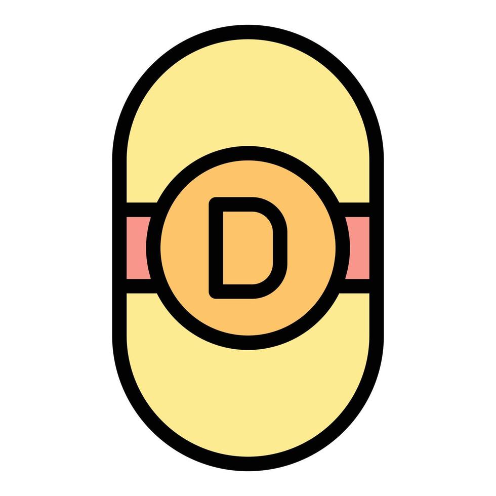 Healthcare vitamin icon vector flat