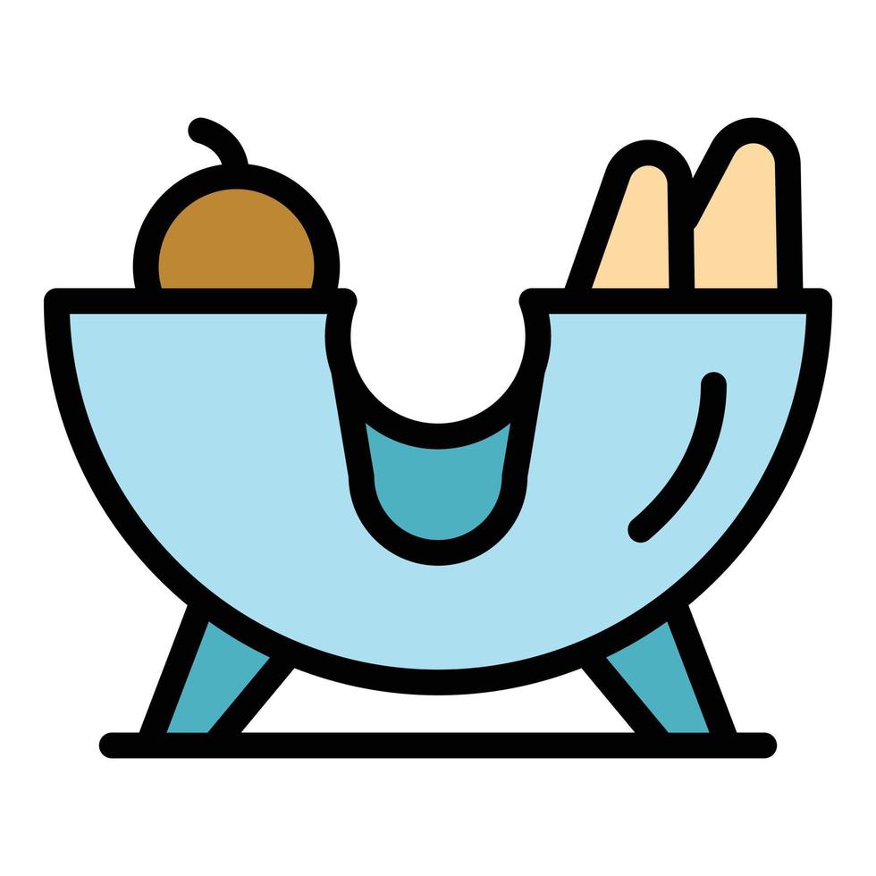 Kitchen slicer icon vector flat