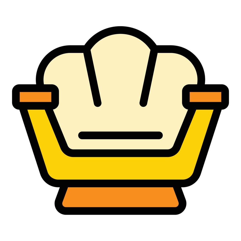 Lounge icon vector flat