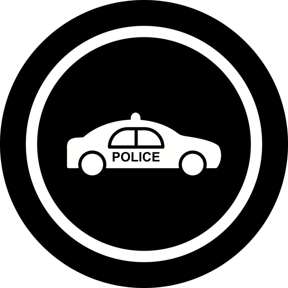 Police Car Vector Icon