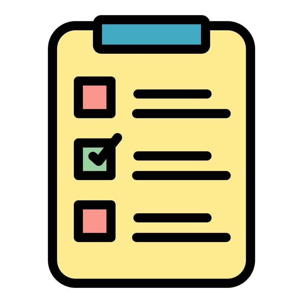 Mission clipboard icon vector flat