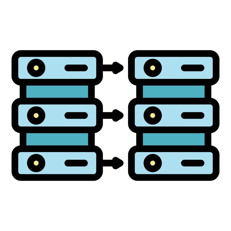 Security backup icon vector flat