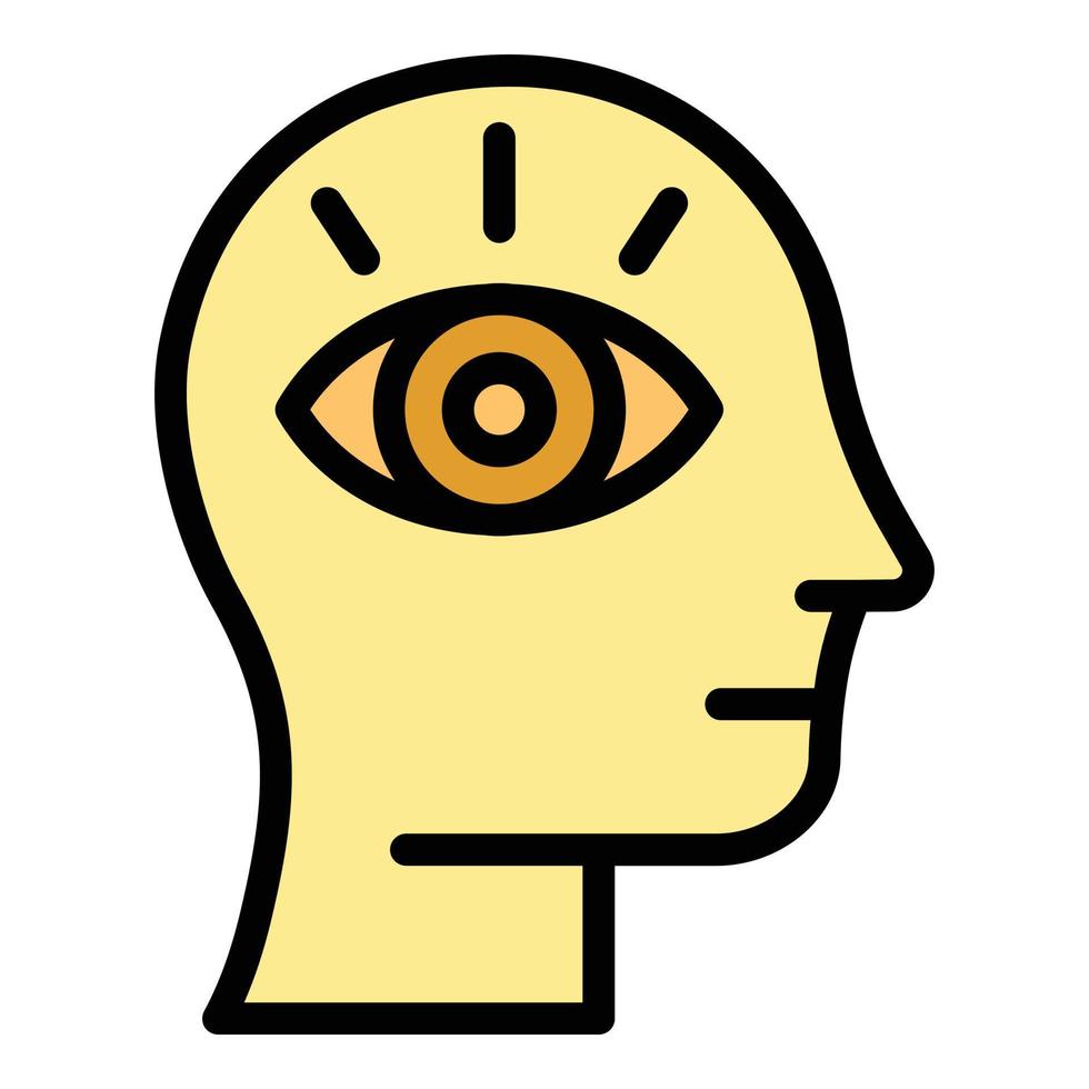 Harmony meditation icon vector flat