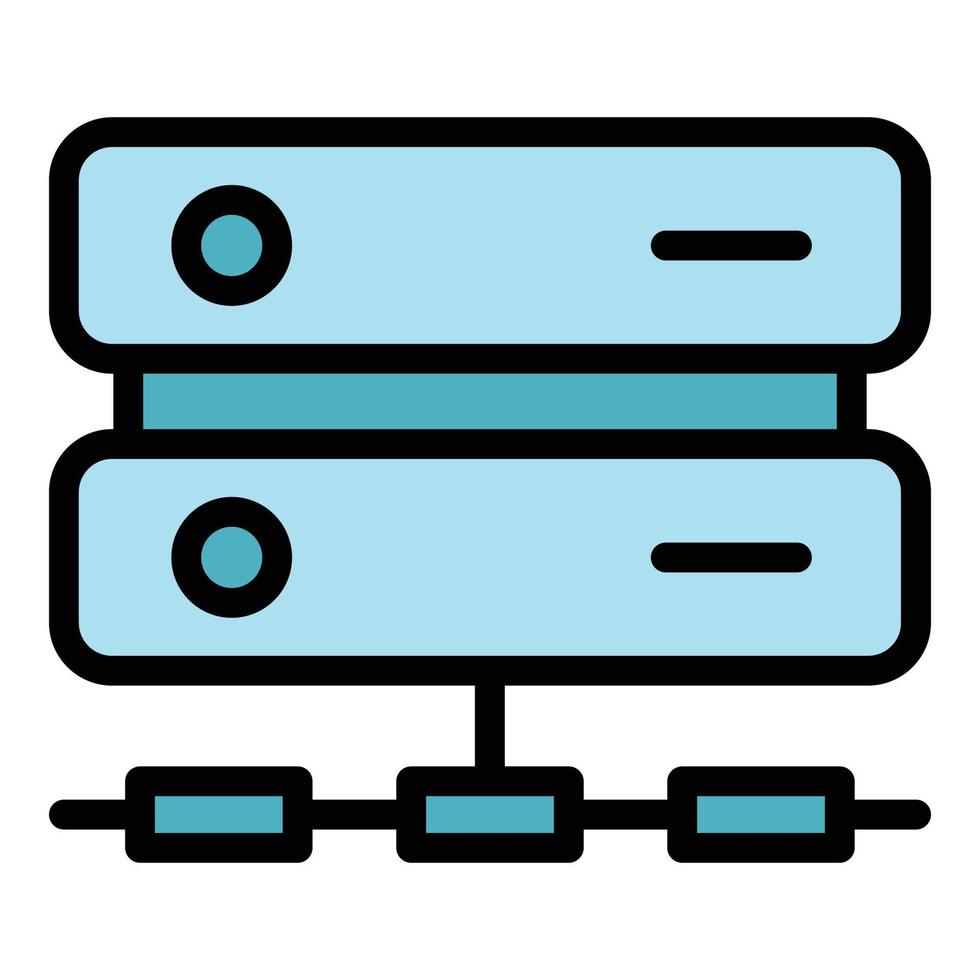 Data recovery icon vector flat