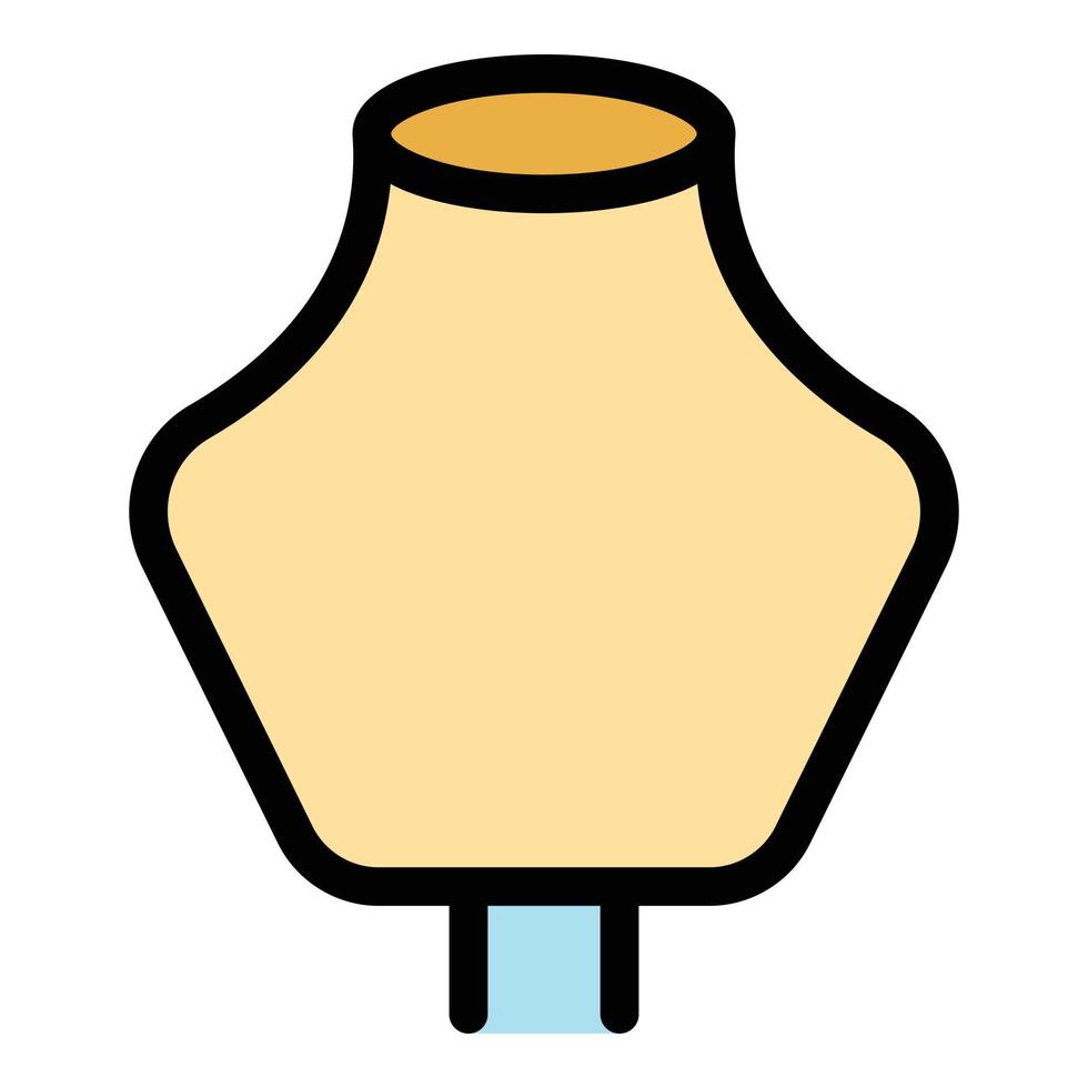 Jewelry dummy empty icon vector flat