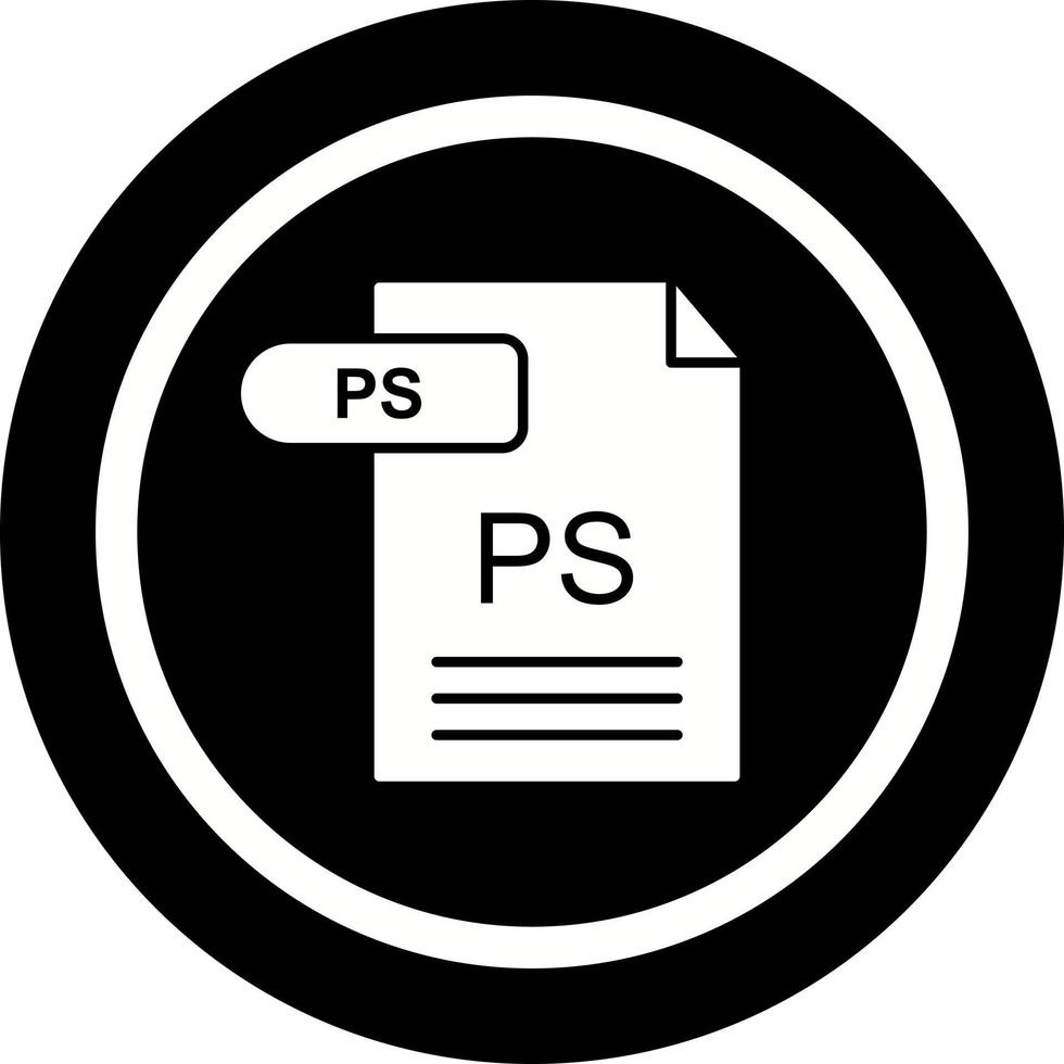 PS Vector Icon