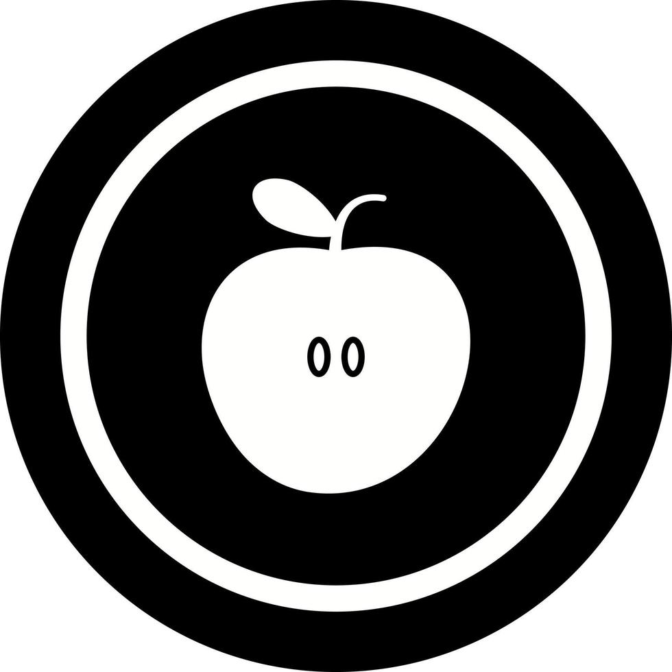 icono de vector de manzanas