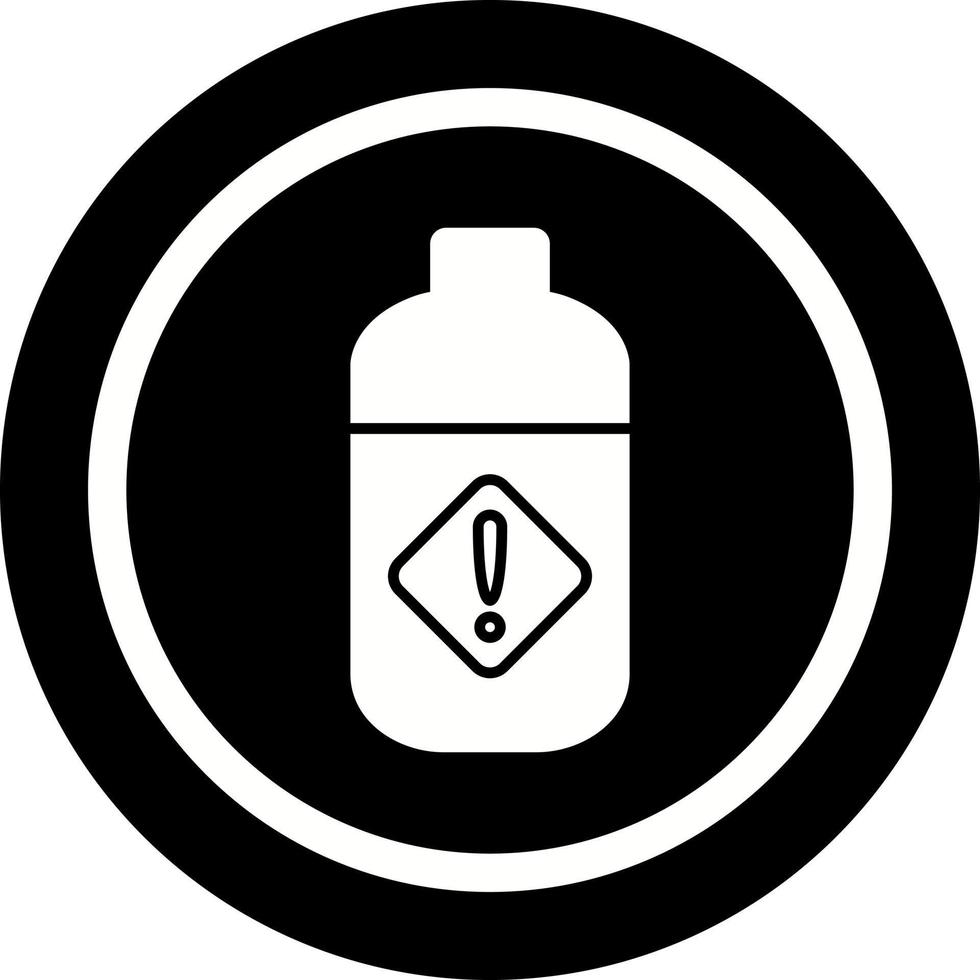 icono de vector de botella de pesticida