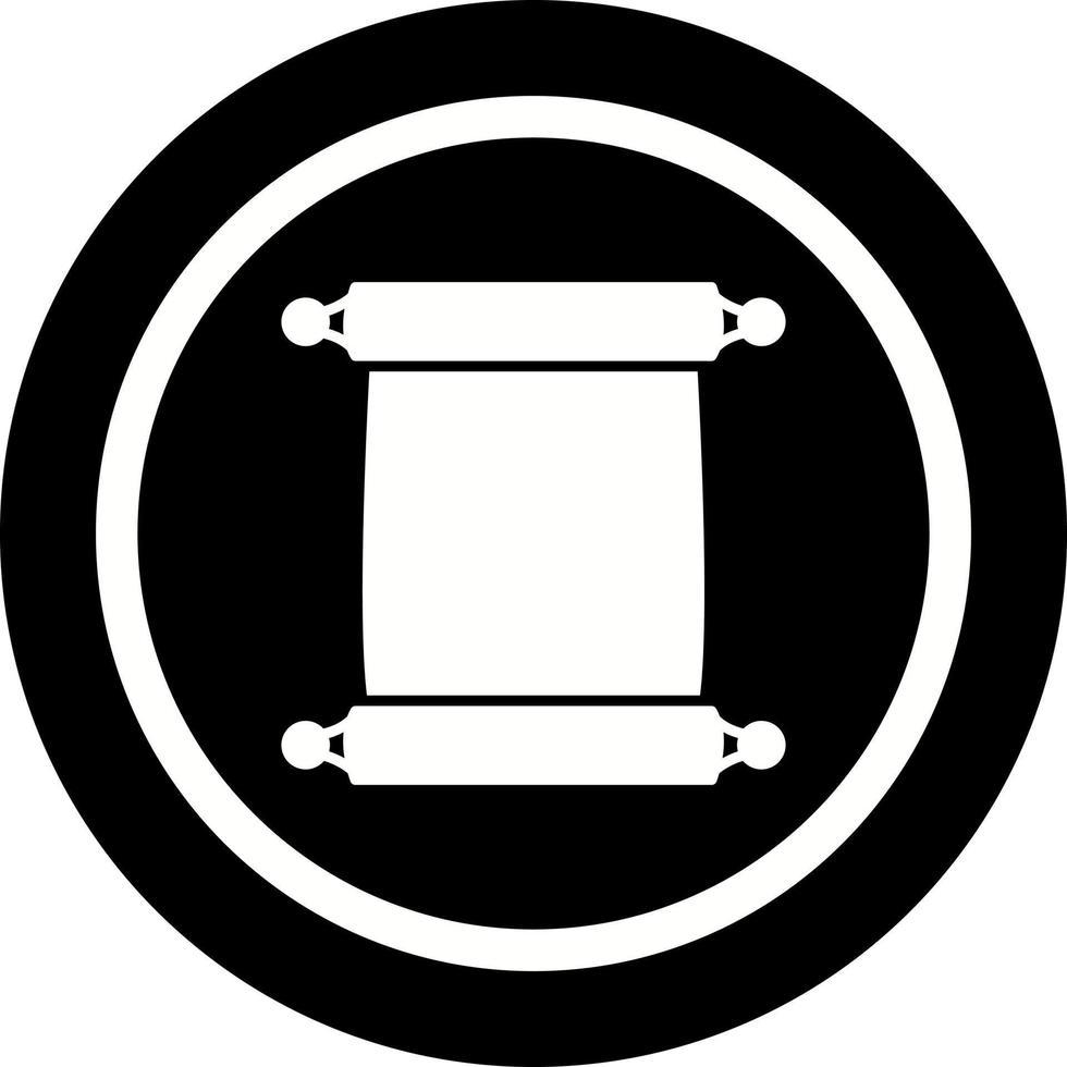 Scroll of Paper Vector Icon