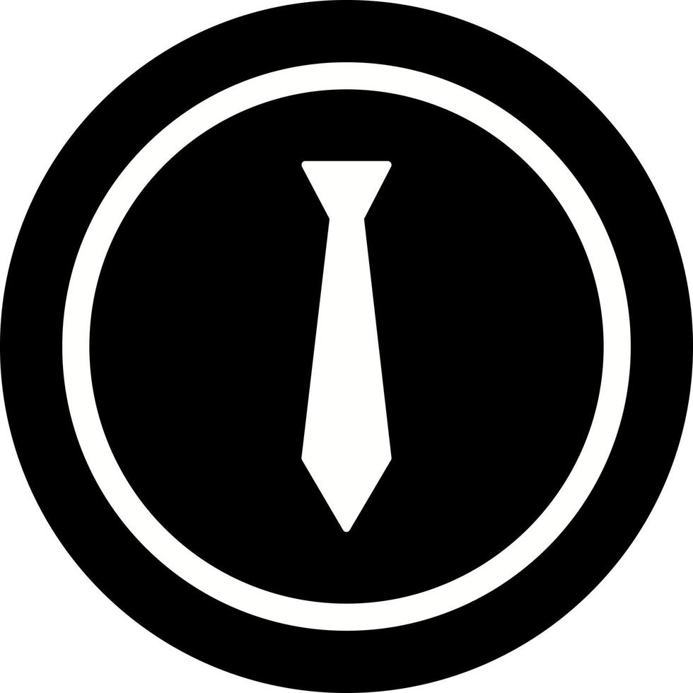 icono de vector de corbata