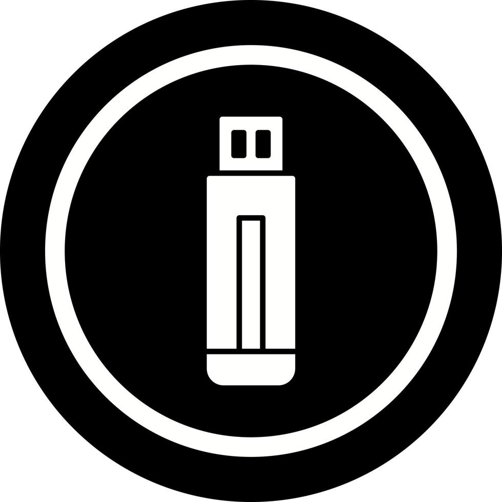 USB Drive Unique Vector Icon