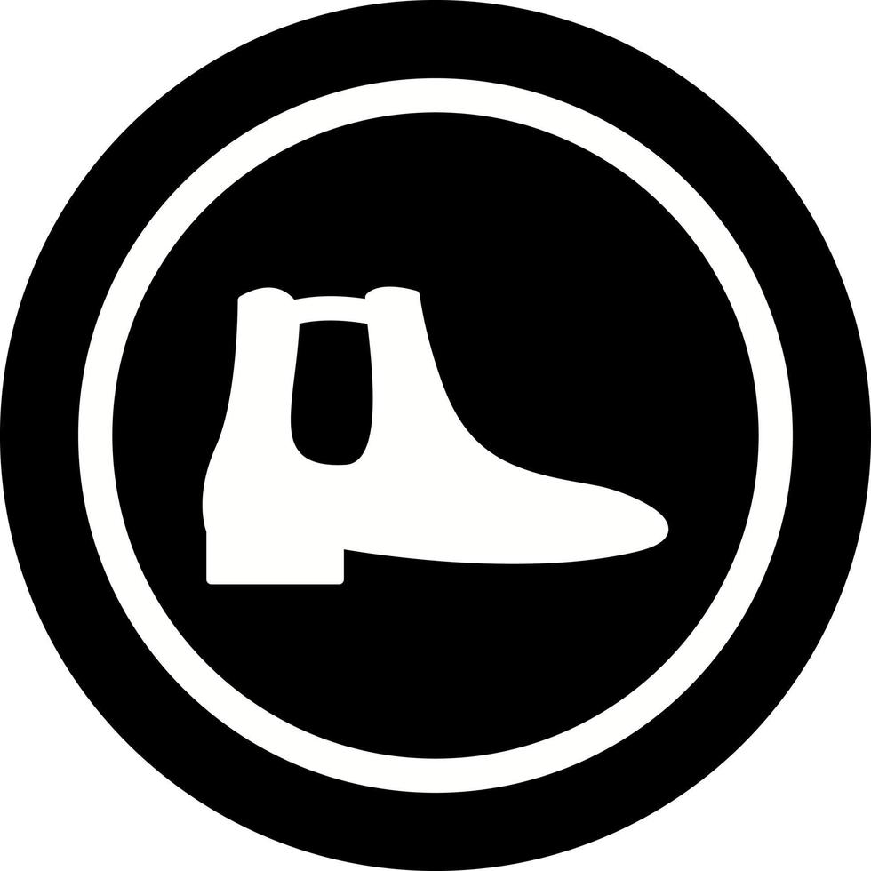 hombres botas único vector icono