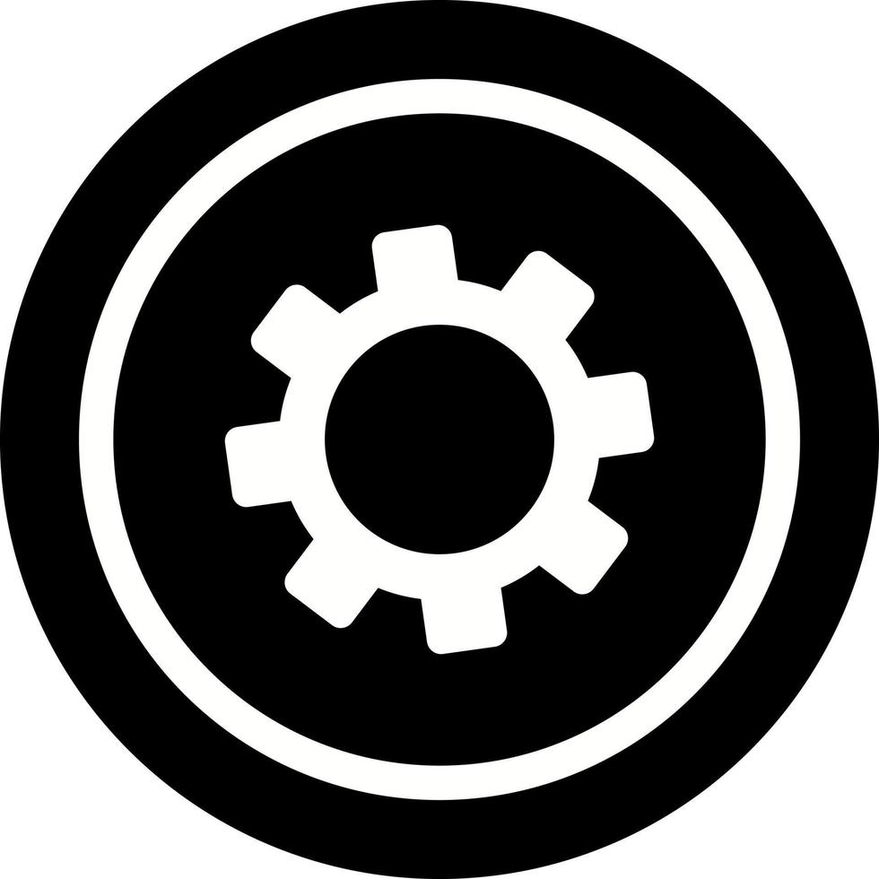 Cogwheel Unique Vector Icon