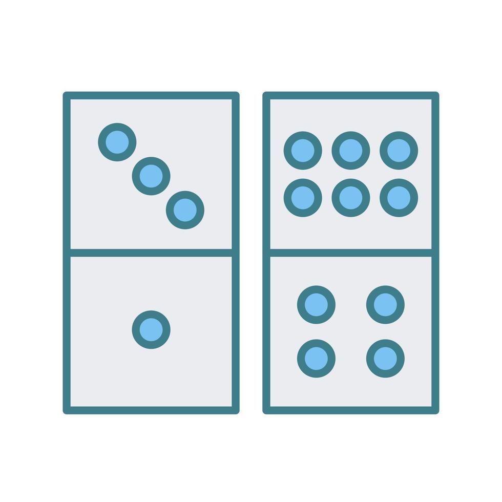 Domino Game Vector Icon