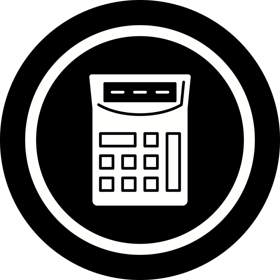 icono de vector de calculadora