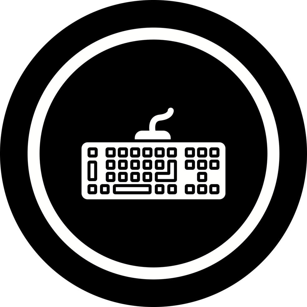 icono de vector de teclado